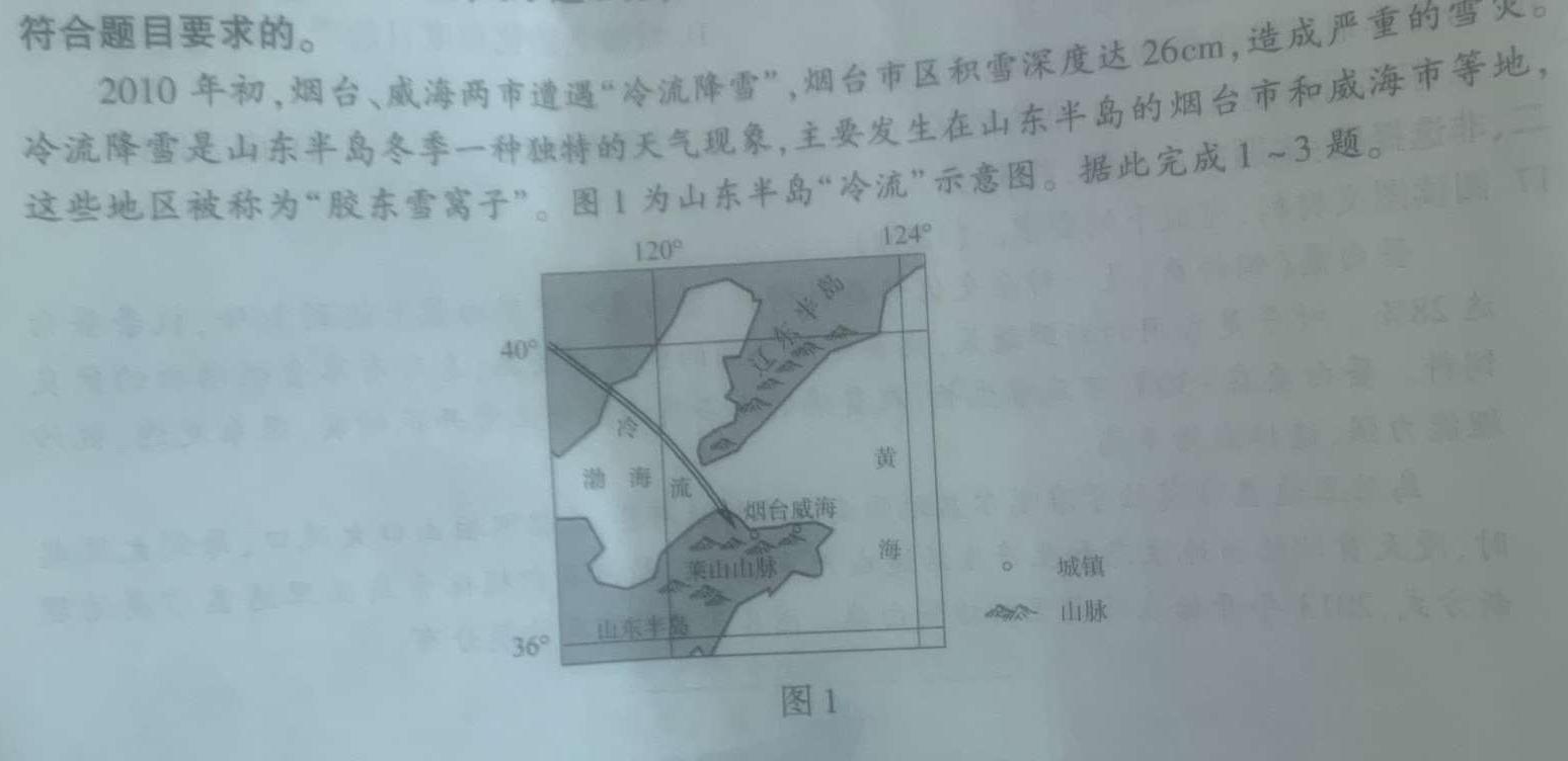 内蒙古2023年普通高等学校招生全国统一考试(第三次模拟考试).地理