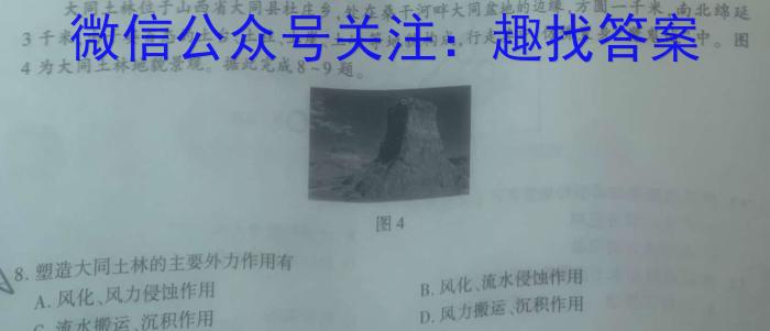 湖南省郴州市2023届高三全真模拟适应性考试（5月）l地理