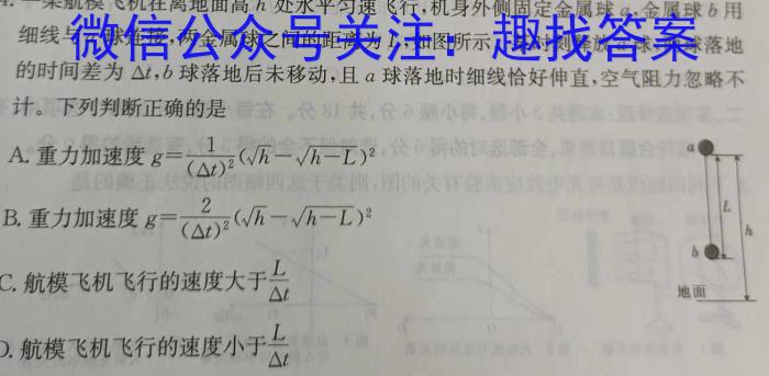 文博志鸿 2023年河北省初中毕业生升学文化课模拟考试(密卷二)物理`