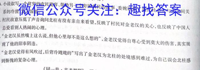 2023年湖南大联考高三年级5月联考（578C·HUN）政治1