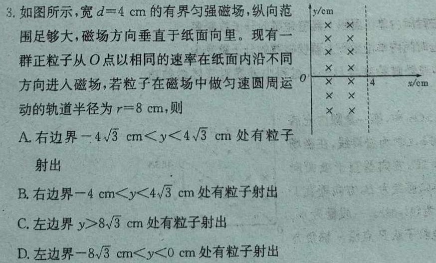 2023年高三学业质量检测 新高考模拟(二)-物理