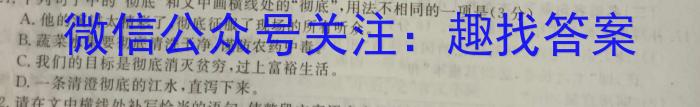 陕西省西安市2023年九年级教学质量检测B（△）政治1