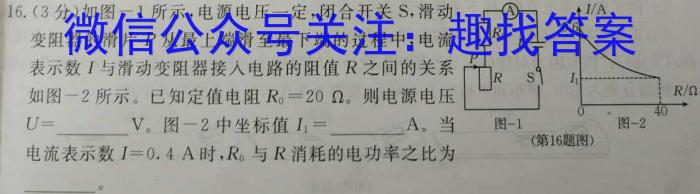 启光教育2023年普通高等学校招生全国统一考试(2023.5).物理