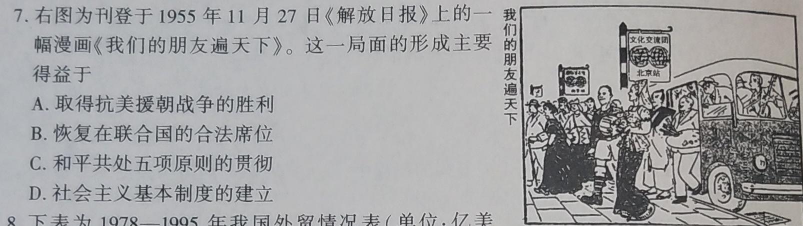 2023年高考考前最后一卷（新高考卷）政治y