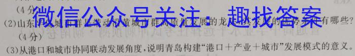 贵阳第一中学2024届高考适应性月考卷(一)q地理