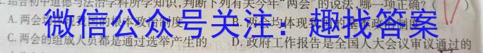 2023年河北省初中毕业生升学文化课考试 冲刺(一)1l地理