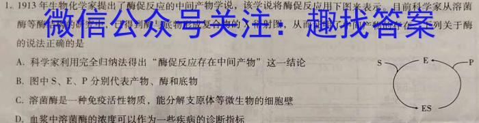 安徽省2024年初中毕业学业考试模拟试卷（4月）数学