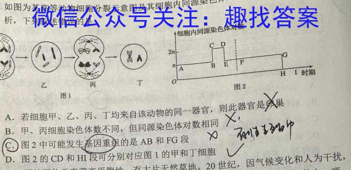 云南省2024届高三2月联考（2.26）数学