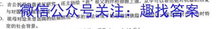 江西省2023年高二质量检测联合调考（23-504B）语文