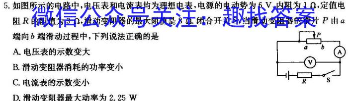 会泽县实验高级中学2023年高二年级春季学期6月月考(3523B).物理