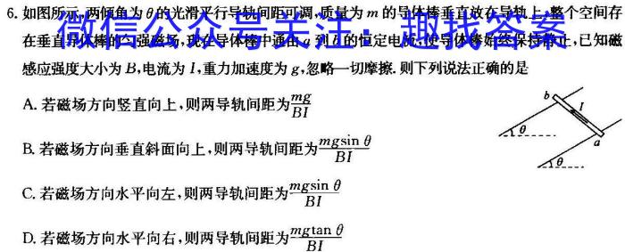 江西省2023年初中学业水平考试适应性试卷（五）物理`