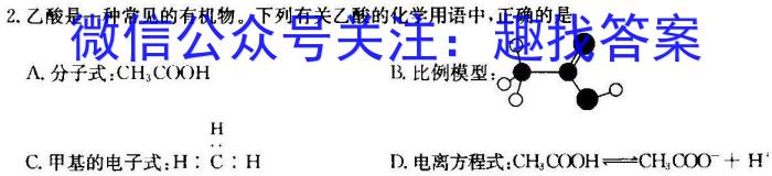 2023年河北省初中毕业生升学文化课考试(省级)大联考化学