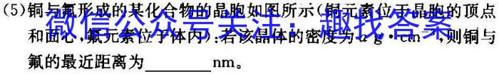 圆创联盟 湖北省高中名校联盟2022~2023学年度下学期高二联合测评化学