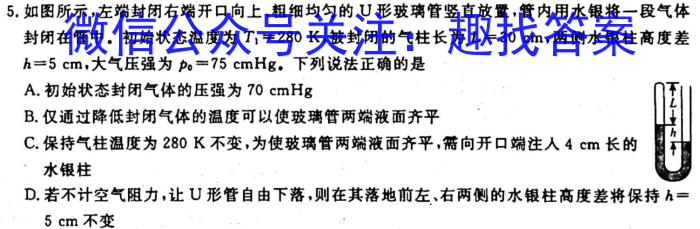 吉林省白城育才实验高中高二期末考试(3558B)l物理