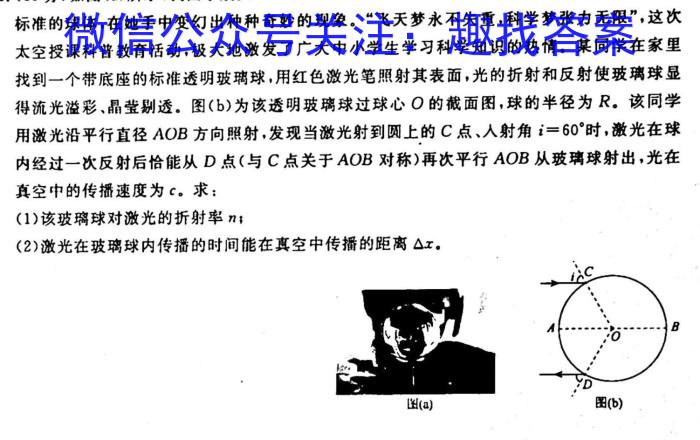 陕西省商洛市2024~2023学年度高二年级第二学期教学质量抽样监测(标识□)q物理