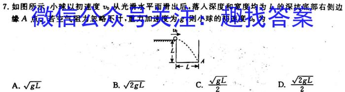 2023届全国百万联考高一6月联考(006A)物理.