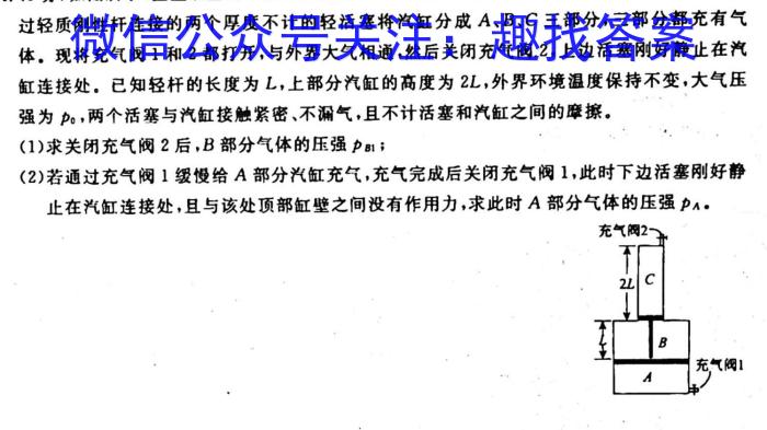 龙岩市2022-2023学年第二学期期末高二教学质量检查.物理