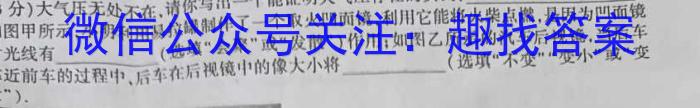 安徽省潜山市2022-2023学年度八年级第二学期期末教学质量检测.物理