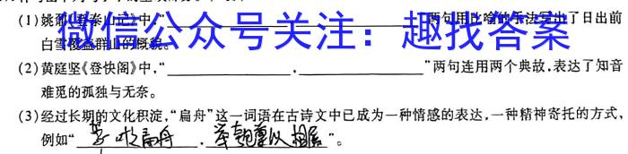 河南省开封市祥符区2022~2023学年高二下学期统考(3483B)语文