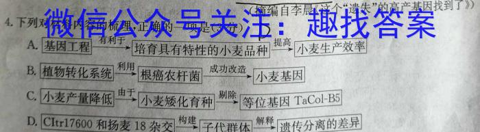 皖智教育 安徽第一卷·2023年八年级学业水平考试信息交流试卷(七)语文