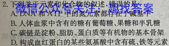 广西省柳州市校际联盟高一年级期末考试(23-577A)数学