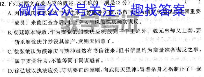 九师联盟2022-2023学年高三5月高考仿真模拟XG语文
