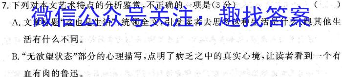 山西省2022-2023学年度八年级下学期阶段评估（二）语文