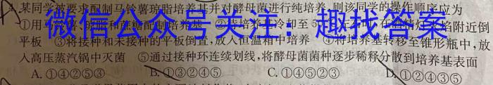 甘肃省2023~2024学年高一第一学期期末学业质量监测卷数学