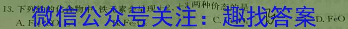 安徽省2023届精准预测卷化学