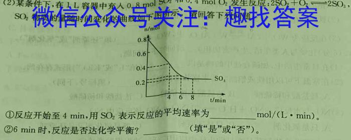 文博志鸿 2023年河南省普通高中招生考试模拟试卷(压轴一)化学