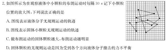晋一原创测评·山西省2022-2023学年第二学期七年级期末质量监测-物理