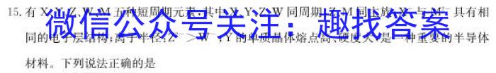 2022-2023学年度下学期高三年级第五次综合素养评价(HZ)化学