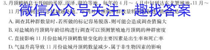 2024届衡水金卷先享题[调研卷](黑龙江专版)四数学