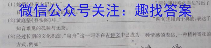 安徽省 十校联考 2022-2023学年(下)八年级期末检测语文