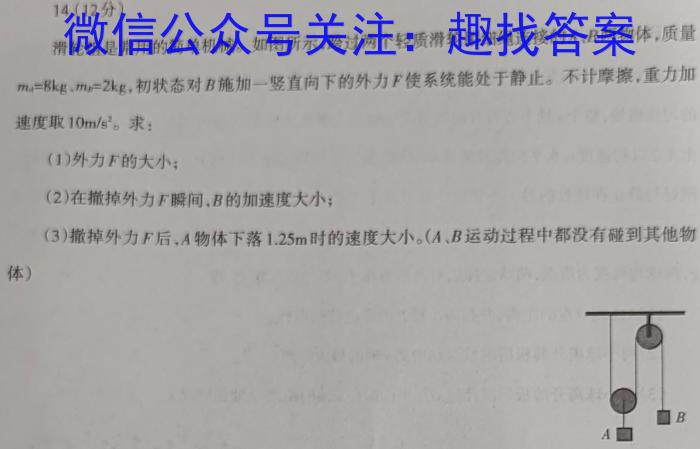 重庆市巴蜀中学校2022-2023学年高三下学期适应性月考卷（十）物理.