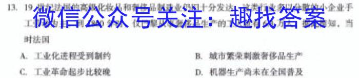 山西省2024~2023学年度七年级下学期期末综合评估 8L R-SHX历史