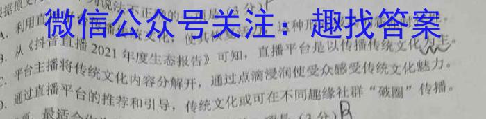 2023年先知冲刺猜想卷 老高考(四)语文