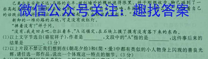 华普教育 2023全国名校高考冲刺押题卷(一)1语文