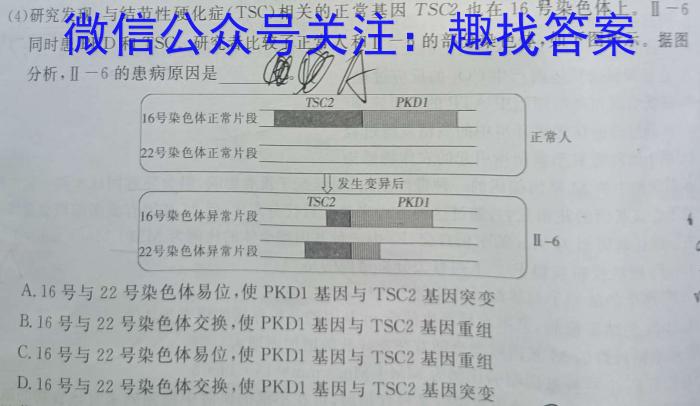 九师联盟 2023~2024学年高三核心模拟卷(中)(一)数学