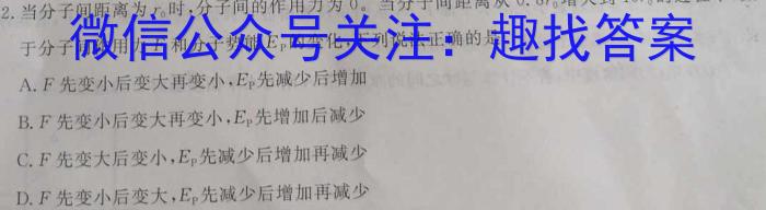 2023年河北省初中毕业升学仿真模拟考试（二）f物理