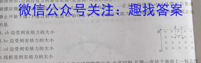 牡丹江二中2022-2023学年度第二学期高二6月月考考试(8151B)物理.