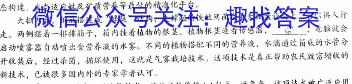 安徽第一卷·2022-2023学年安徽省七年级教学质量检测(八)语文