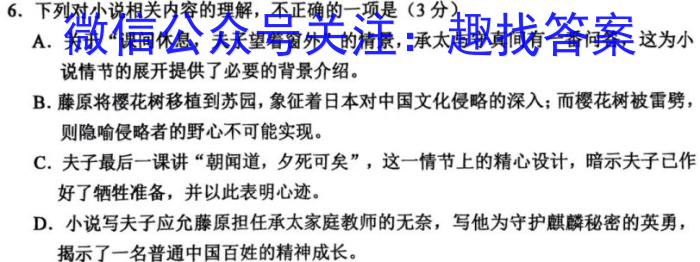 陕西省2022-2023学年度八年级下学期期末综合评估（8LR-SX）语文