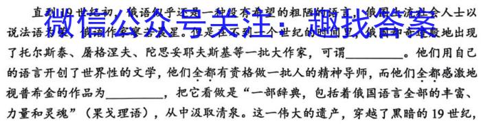 合肥一中2023届高三最后一卷(2023.5)语文