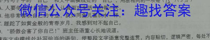 山东省2024-2023学年高中高一年级下学期教学质量检测(2023.07)语文