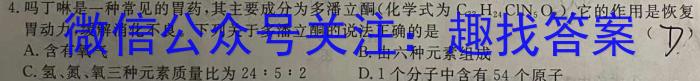 安徽省2022-2023学年七年级下学期期末综合评估（8LR-AH）化学