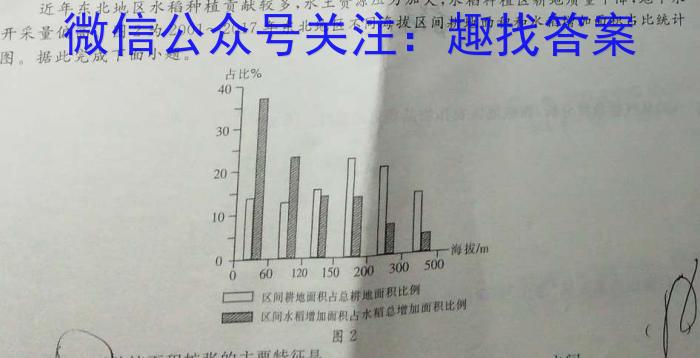 2023届广东省高三5月联考(23-456C)地理.