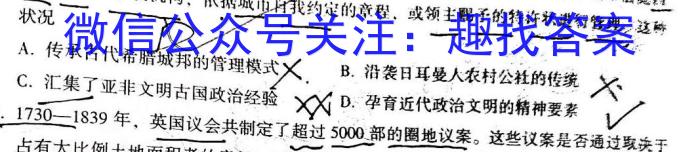 河南省2023年高二年级春期六校第二次联考历史