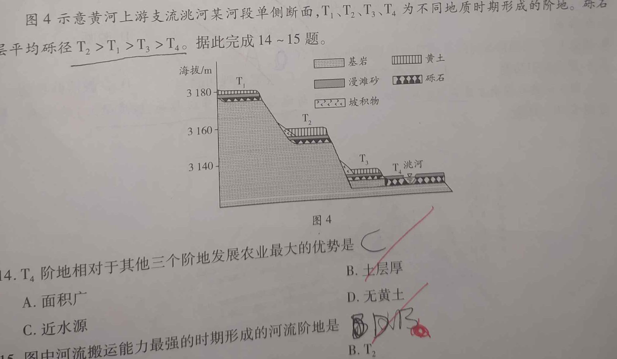 2023年广西示范性高中高二联合调研测试(2023.6).地理