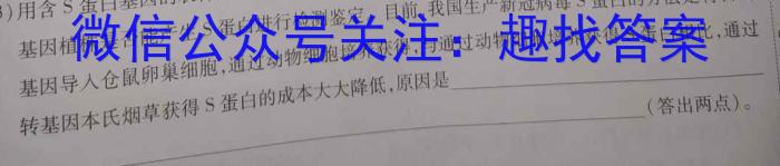 2023-2024学年高二试卷12月百万联考(显微镜)数学